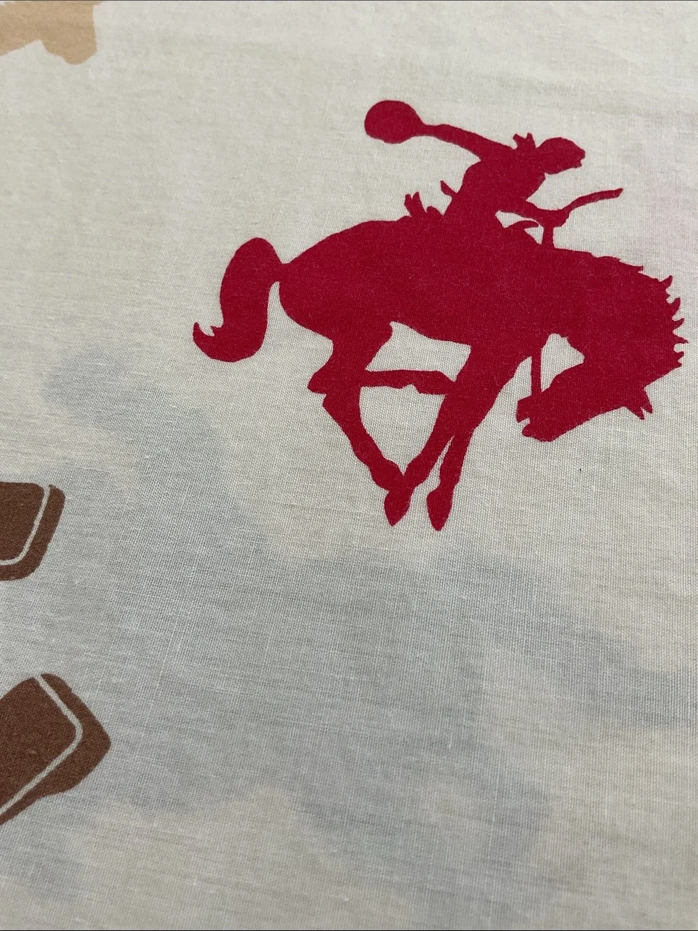 Twin cowboy sheet set. Yeehaw!